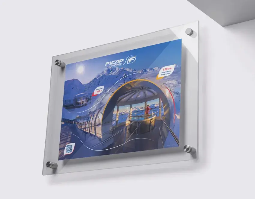 Montage photo promotionnel Cime Caron Val Thorens pour la marque Funbelt